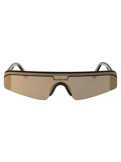 Shop Balenciaga Bb0003s Sunglasses In 012 Brown Brown Bronze