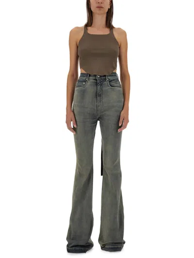 Drkshdw Tank Top In Beige