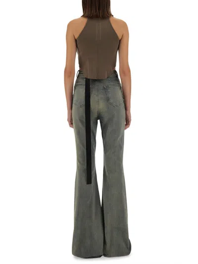 Drkshdw Tank Top In Beige