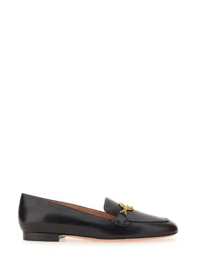 Bally 10mm Obrien Leather Loafers In Black