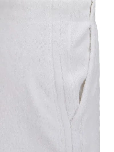 Shop Alaïa Loose Pants In Blanc