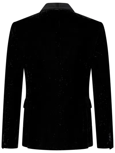 Shop Dsquared2 Shawl Tuxedo Blazer In Black