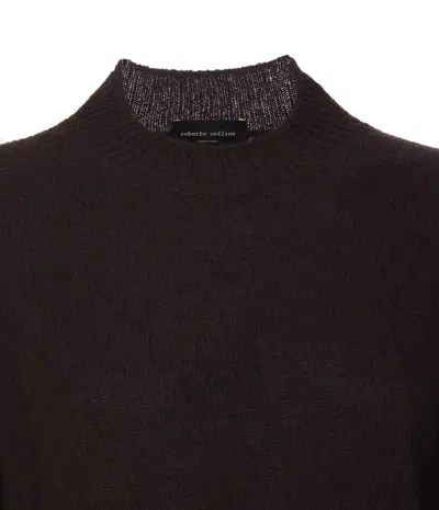 Shop Roberto Collina Sweater In Brown