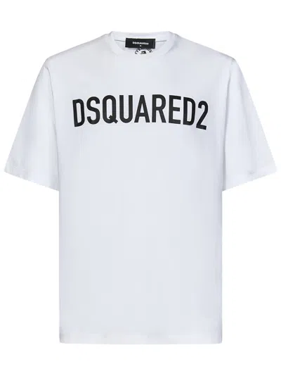 Dsquared2 Dsquared Man T-shirt In White
