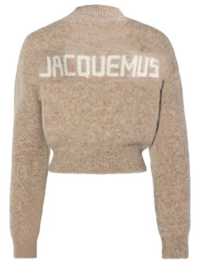 Shop Jacquemus La Maille In Beige