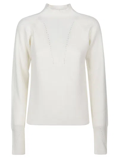 Drumohr Turtle Neck Sweater In Latte