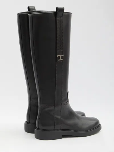 Shop Tod's Leather Boots