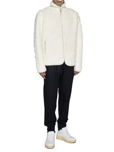 Jil Sander Jacket In Eggshell