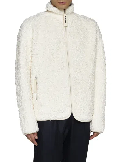 Jil Sander Jacket In Eggshell