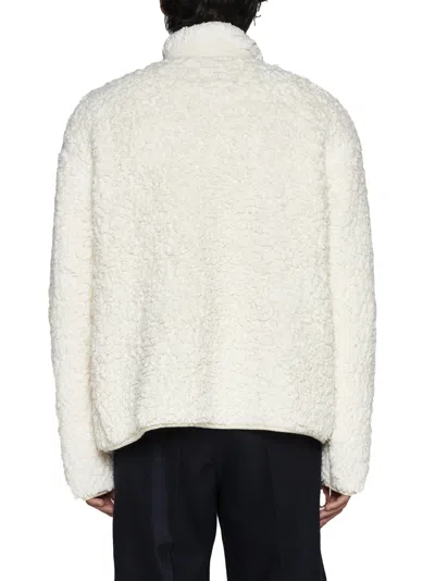 Jil Sander Jacket In Eggshell