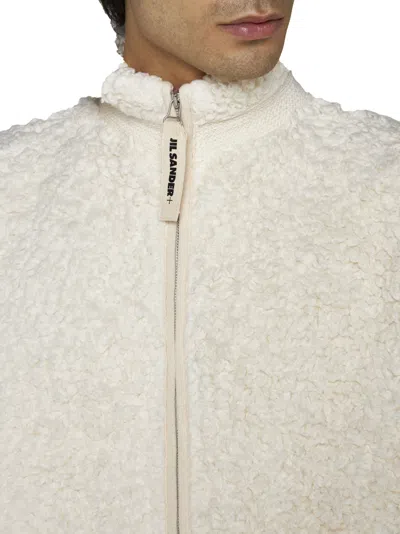 Jil Sander Jacket In Eggshell