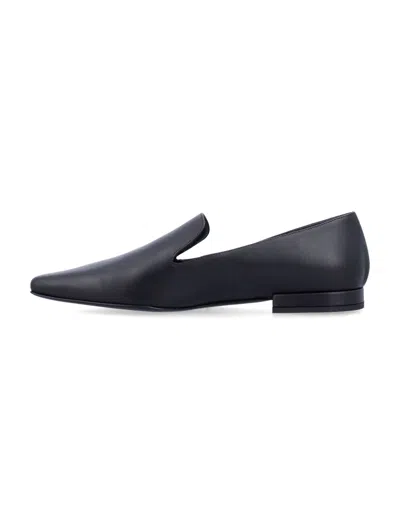 Shop Loulou Studio Carole Loafers In Black