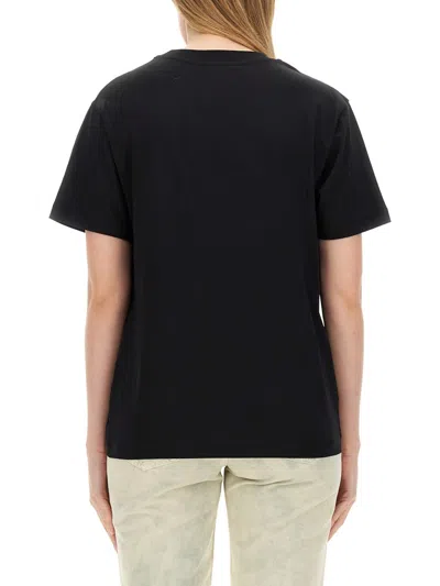 Shop M05ch1n0 Jeans T-shirt With Logo In Black