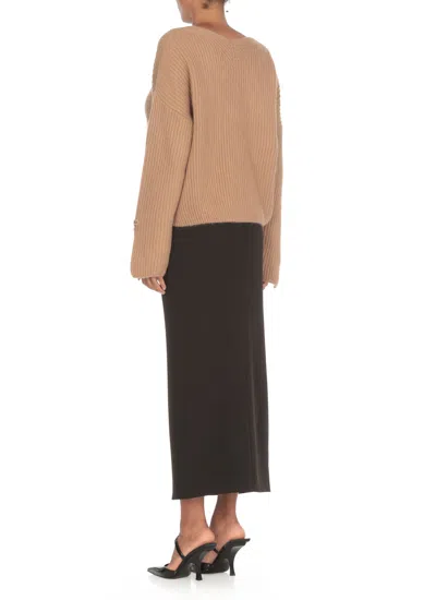 Shop Pinko Korat Sweater In Beige