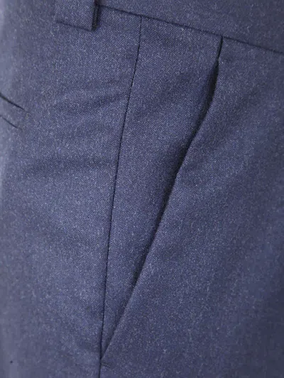 Shop Brunello Cucinelli Straight-leg Tailored Pants In Blu Marina