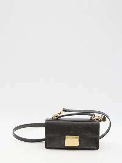 Shop Golden Goose Small Venezia Bag In Black 90100