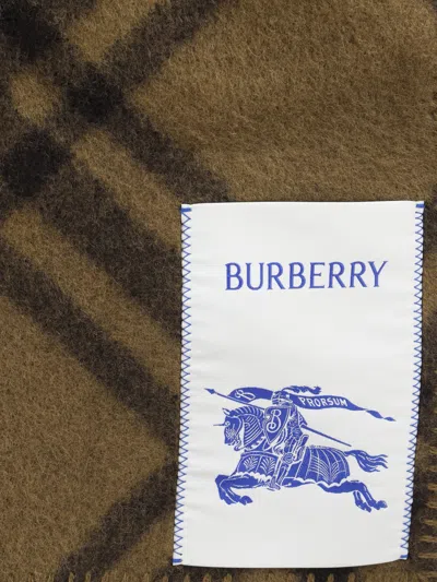 Shop Burberry St Tbar Catherine Cape In Camp