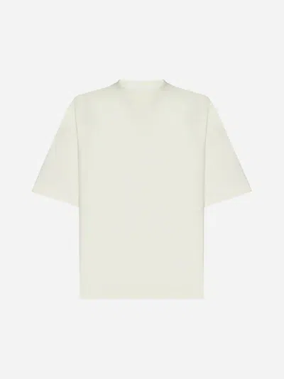 Shop Bottega Veneta Boxy-fit Cotton T-shirt In Bianco