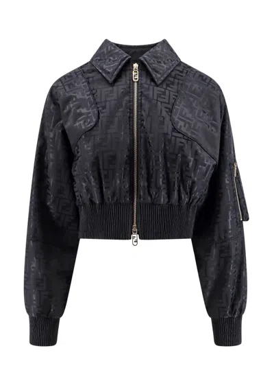 Fendi Jacket In Nero