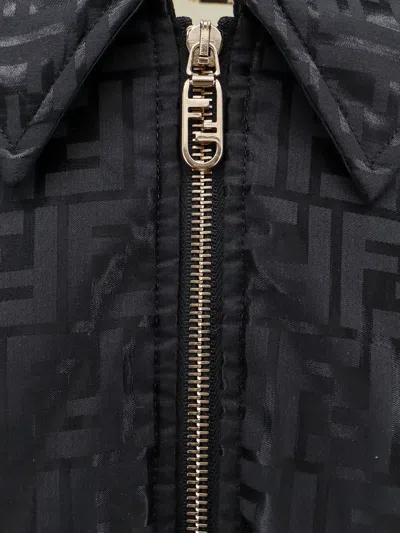 Fendi Jacket In Nero