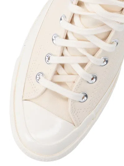 Shop Comme Des Garçons Play High Top Converse Chuck 70 Sneakers In White