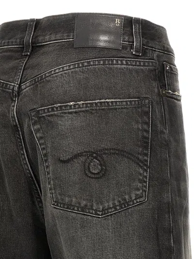 R13 Cuffed Courtney Jeans In Black