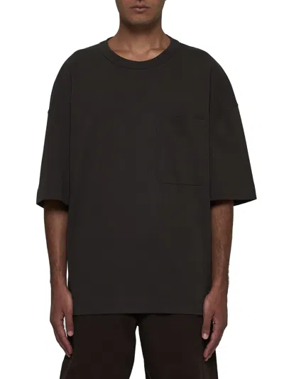 Shop Lemaire T-shirt In Brown