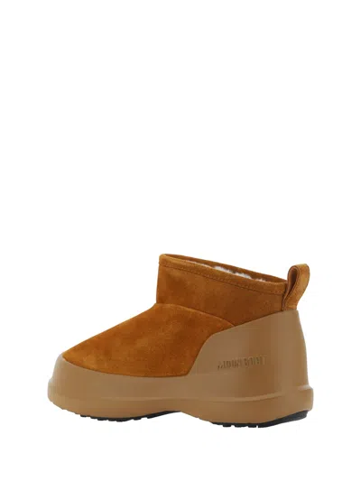 Moon Boot Luna Low Boots And Ankle Boots Brown In Marrone