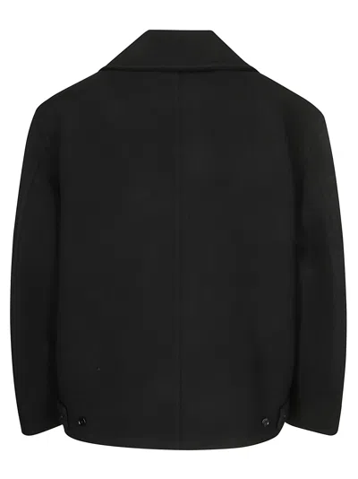 Shop Lemaire Dispatch Peacoat In Black