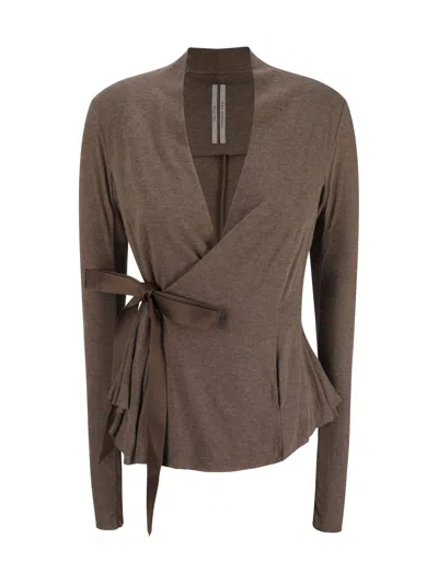 Rick Owens Jackets In Fawn
