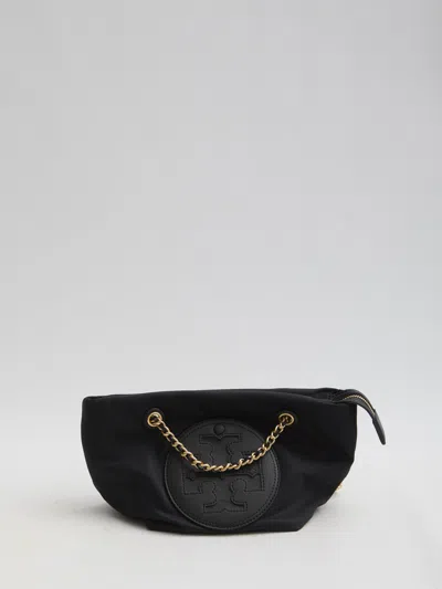 Shop Tory Burch Ella Small Chain Crossbody Bag In Nero