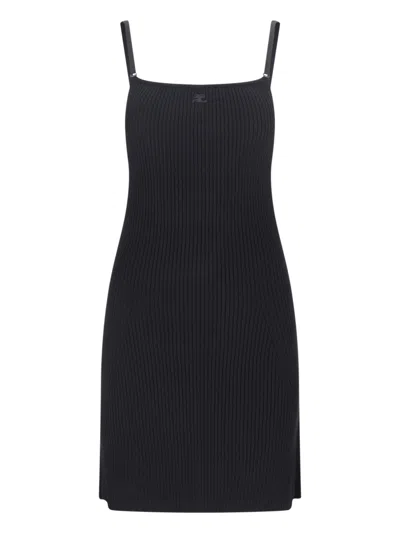Courrèges Mini Dress In Black
