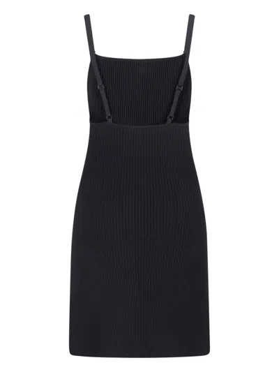 Courrèges Mini Dress In Black