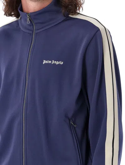 Shop Palm Angels Classic Logo Track Jacket In Navy Blue