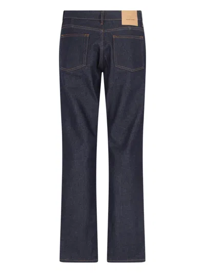 Shop Ami Alexandre Mattiussi Straight Jeans In Blue