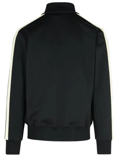 Shop Palm Angels Track Black Polyester Sweatshirt