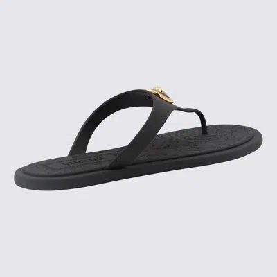 Shop Versace Black Flats