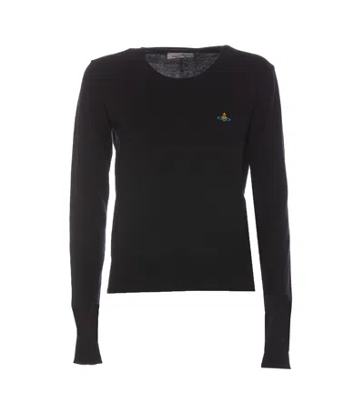 Shop Vivienne Westwood Bea Sweater In Black