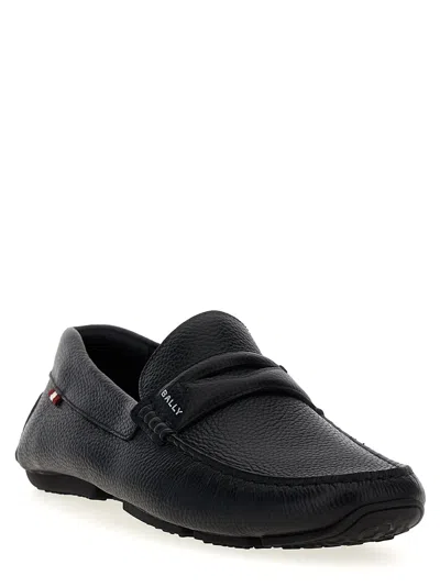 Shop Bally Palvenu Loafers In Black