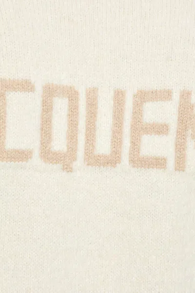 Shop Jacquemus Logo Sweater In Beige