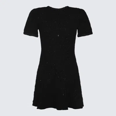 Shop Self-portrait Black Mini Dress