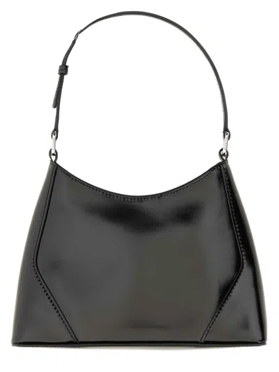 Shop Staud Shoulder Bag Linda In Black