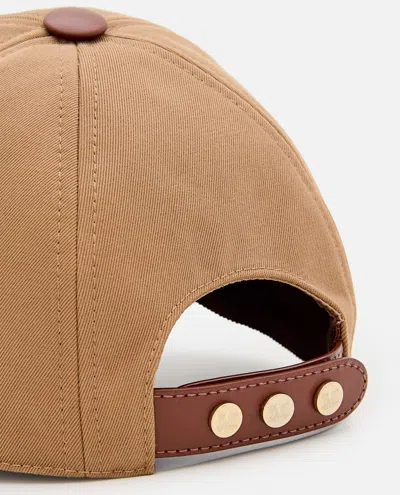 Shop Max Mara Rienza Logo Baseball Cap In Beige