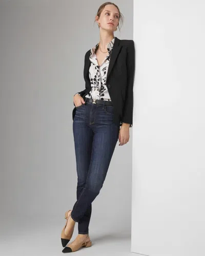 White House Black Market High-rise Everyday Soft Skinny Ankle Jeans In Nouveau Authentic