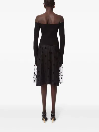 Nina Ricci Top With "bardot" Neckline In Black