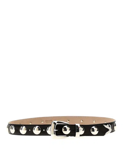 Khaite Benny Belts In Black