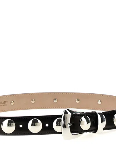 Khaite Benny Belts In Black