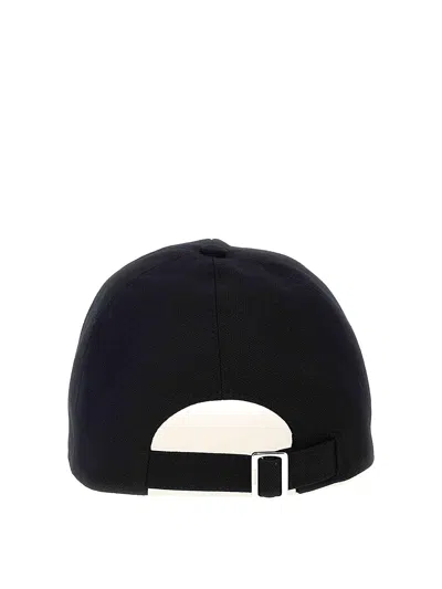 Shop Ferragamo Bas Ferrlett Cap In Black