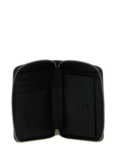 Jil Sander Logo-debossed Leather Wallet In Black