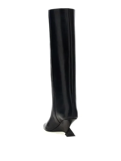 Attico Cheope Tube Boots In Black